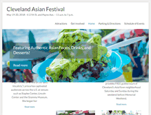 Tablet Screenshot of clevelandasianfestival.org